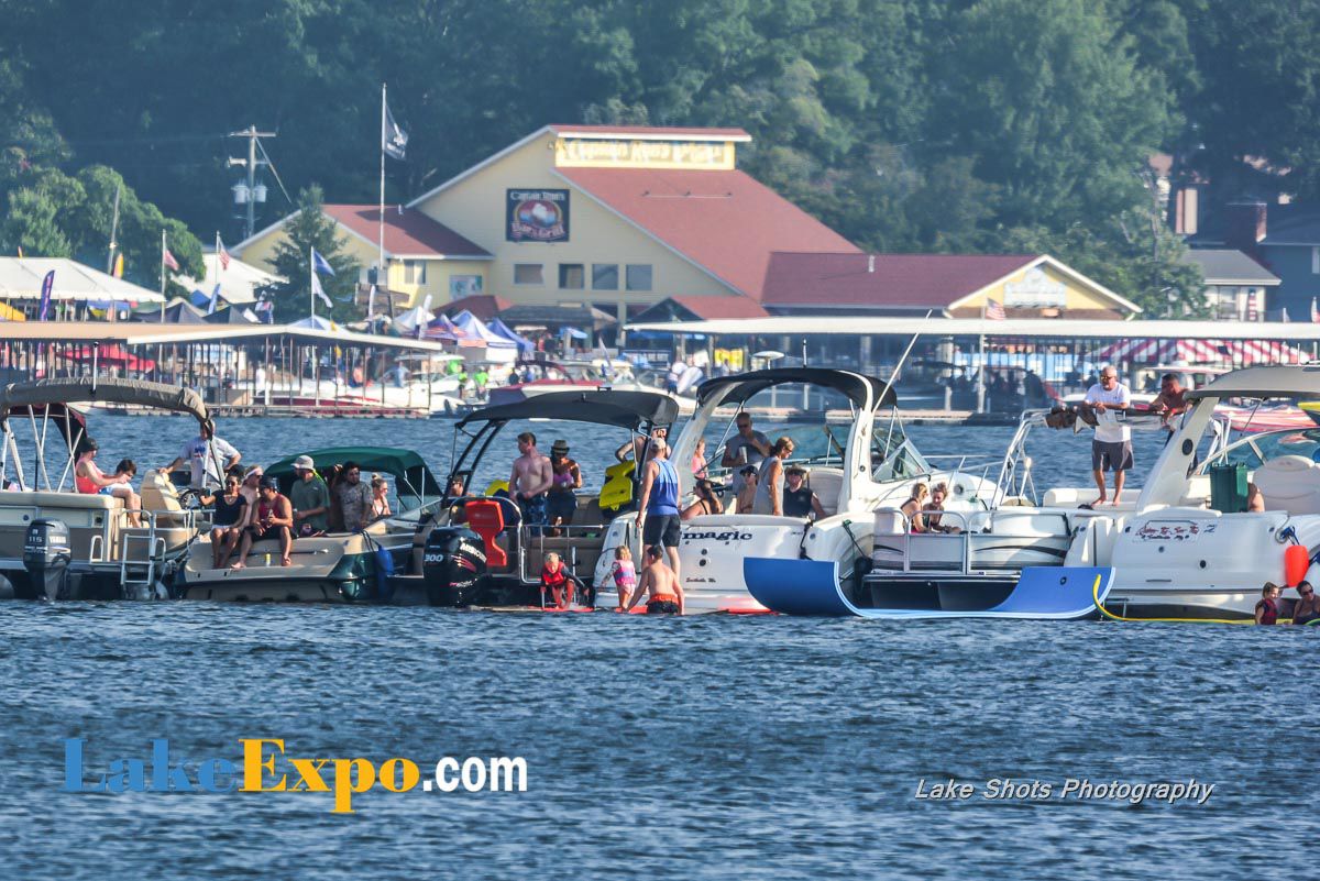 Shootout Flotilla - Captain Ron's In The Background